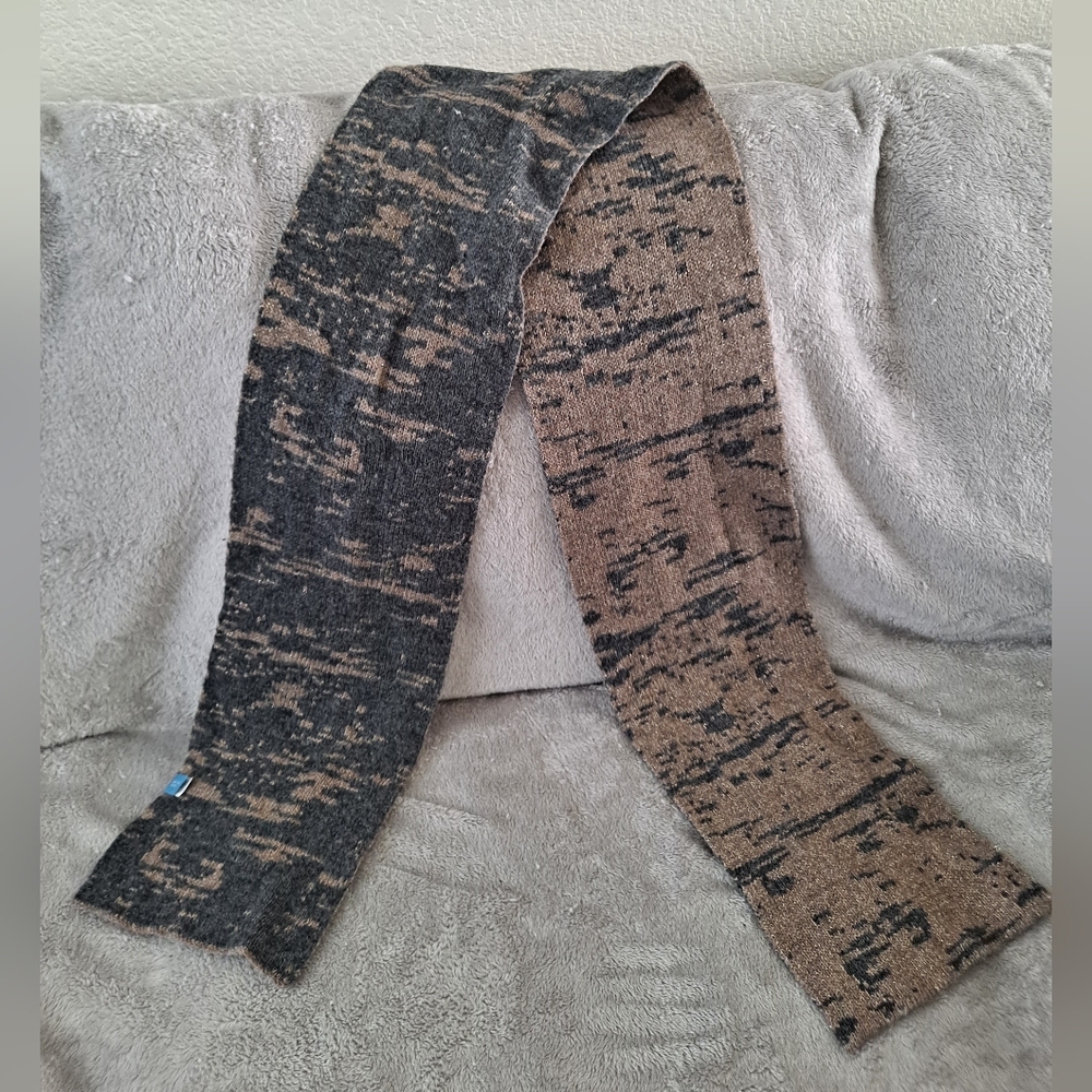 Simply Vera Vera Wang Scarf Gray/Tan/Gold